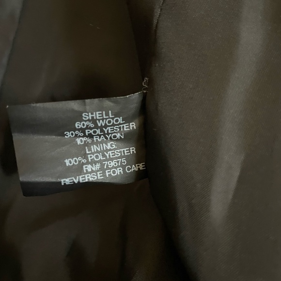 Anne Klein Wool Blend Peacoat Medium - Picture 10 of 16